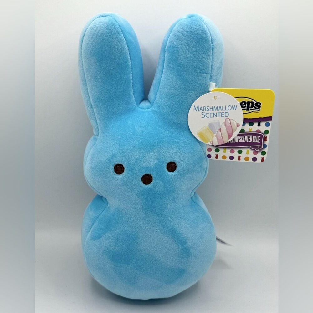 Peeps Marshmallow-Scented Blue Bunny Plush Toy